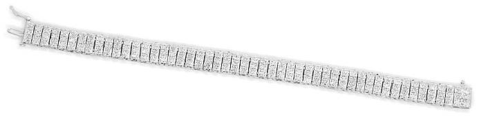 Foto 1 - Dekoratives Armband mit 3,05ct Diamanten, Pavee gefasst, R7809